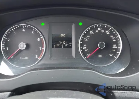 2012 Volkswagen Jetta 2.5L Se z USA, uszkodzony, nr VIN 3VWBP7AJ0CM378743